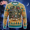 Miami Dolphins Tree Ball Christmas Ugly Sweater