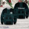 Miami Dolphins Ugly Christmas Sweater With Bandana Design NFL Ugly Christmas Sweaters