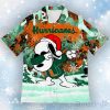 Miami Hurricanes Snoopy Dabbing The Peanuts Christmas Hawaiian Shirt