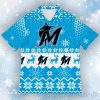 Miami Marlins Christmas Hawaiian Shirt
