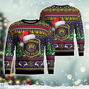 Michigan State Police Christmas AOP Ugly Sweater Christmas Holidays Gift Product Photo 1