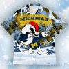 Michigan Wolverines Snoopy Dabbing The Peanuts Christmas Hawaiian Shirt