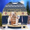 Miller Lite Bulldog Ugly Christmas Sweater Nice Gift For Everyone