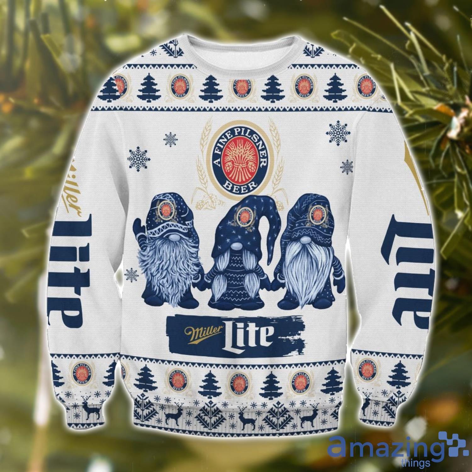 Miller lite holiday clearance sweater