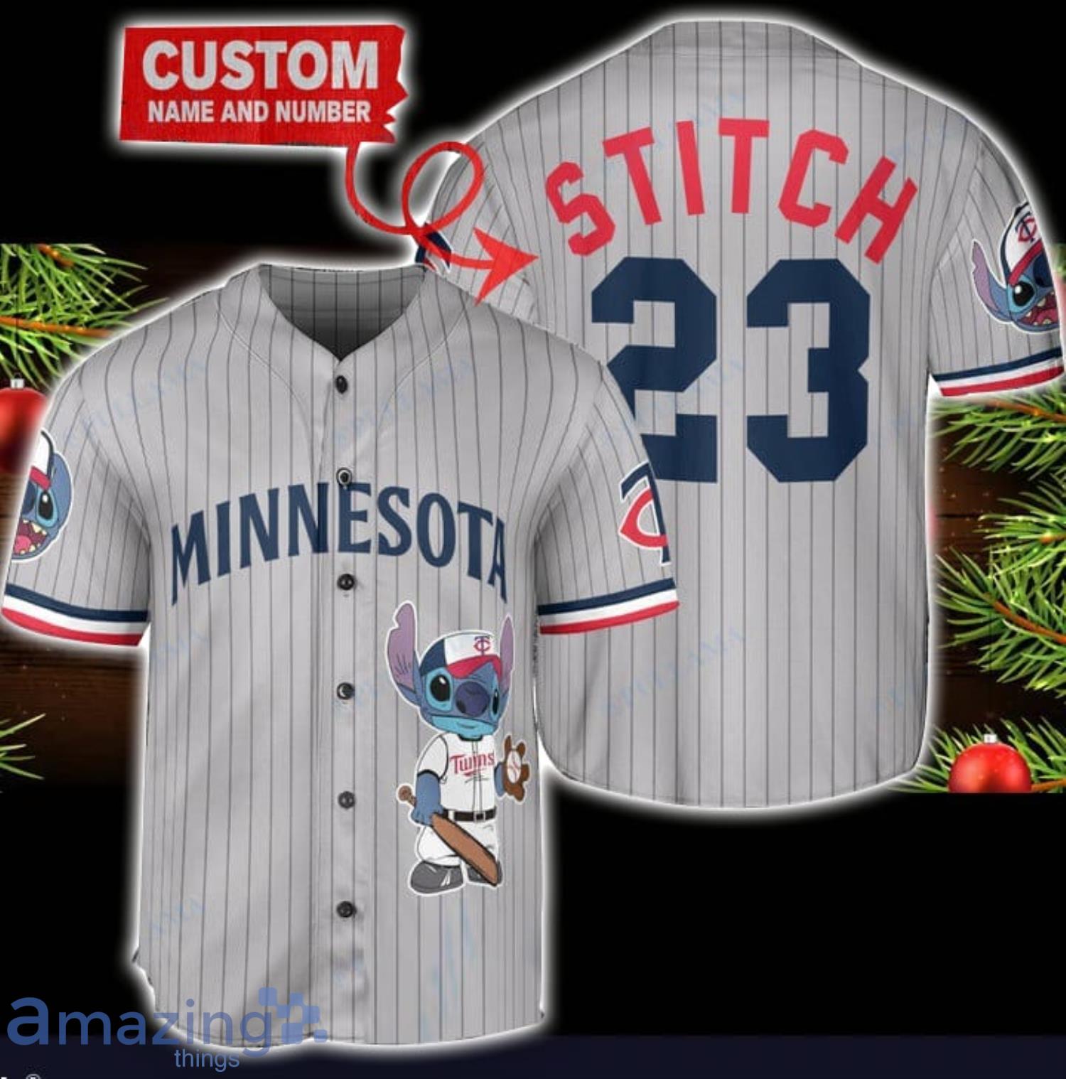 Minnesota Twins Personalized Name MLB Fans Stitch Baseball Jersey