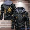 Minnesota Twins Striped Style Leather Jacket For Fans