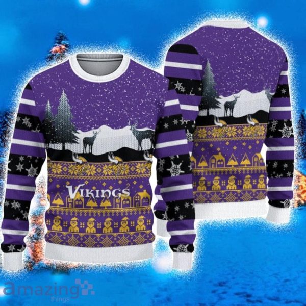 Minnesota Vikings Snoopy Dabbing Ugly Christmas Sweater - Trends Bedding