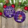 Minnesota Vikings Ceramic Ornament All We Want For Christmas Is More Time For Football