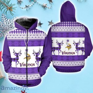 Minnesota Vikings Christmas Hoodie Product Photo 2