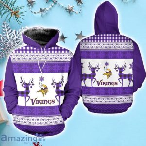 Minnesota Vikings Christmas Hoodie Product Photo 1