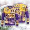 Minnesota Vikings Christmas Snowflakes Pattern New Style Knitted Sweater