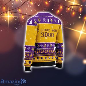 Minnesota Vikings Harrison Phillips I Love You 3000 Sport Player Ugly Christmas Sweater Christmas Gift image Minnesota Vikings Harrison Phillips I Love You 3000 Sport Player Ugly Christmas Sweater Christmas Gift Product Photo 3