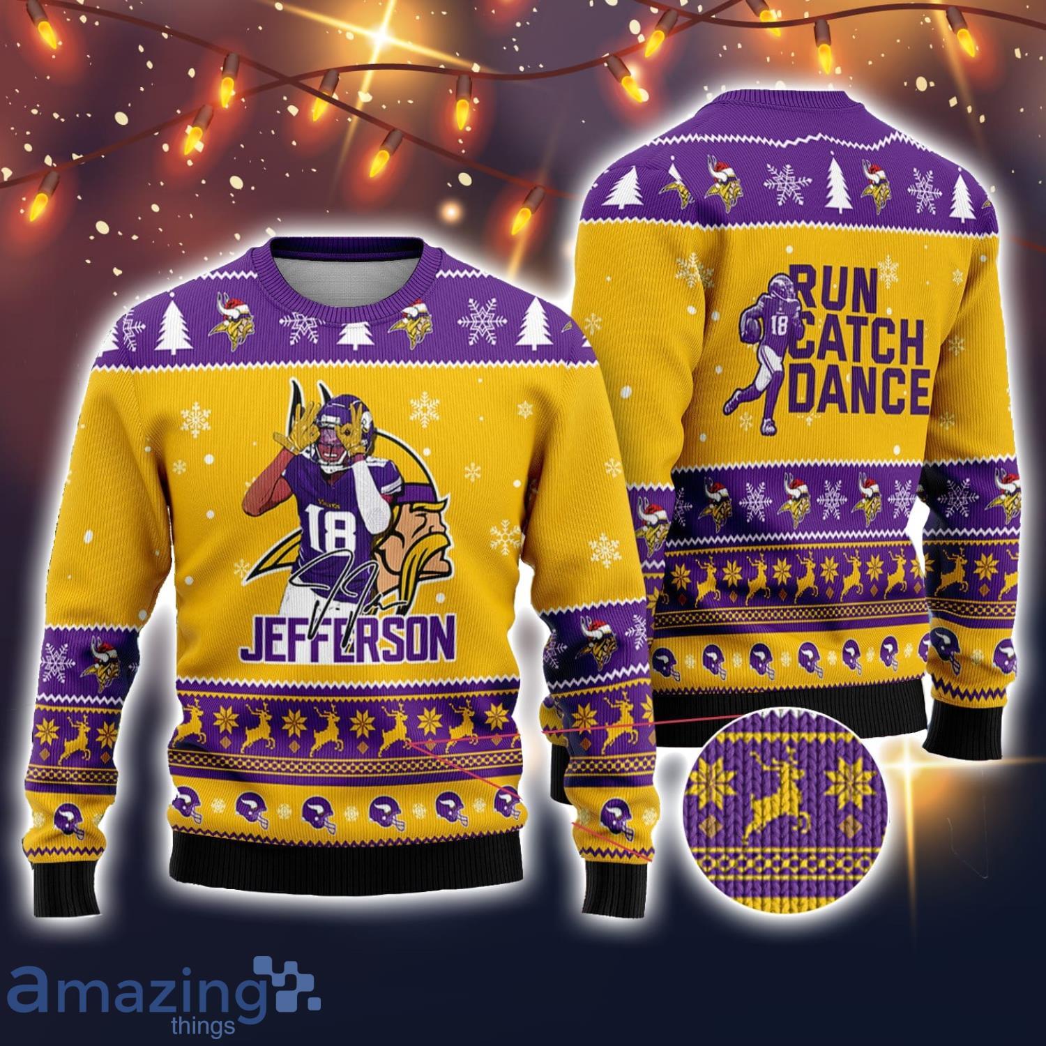 Minnesota Vikings - Tis the ugly holiday sweater season. Grab your