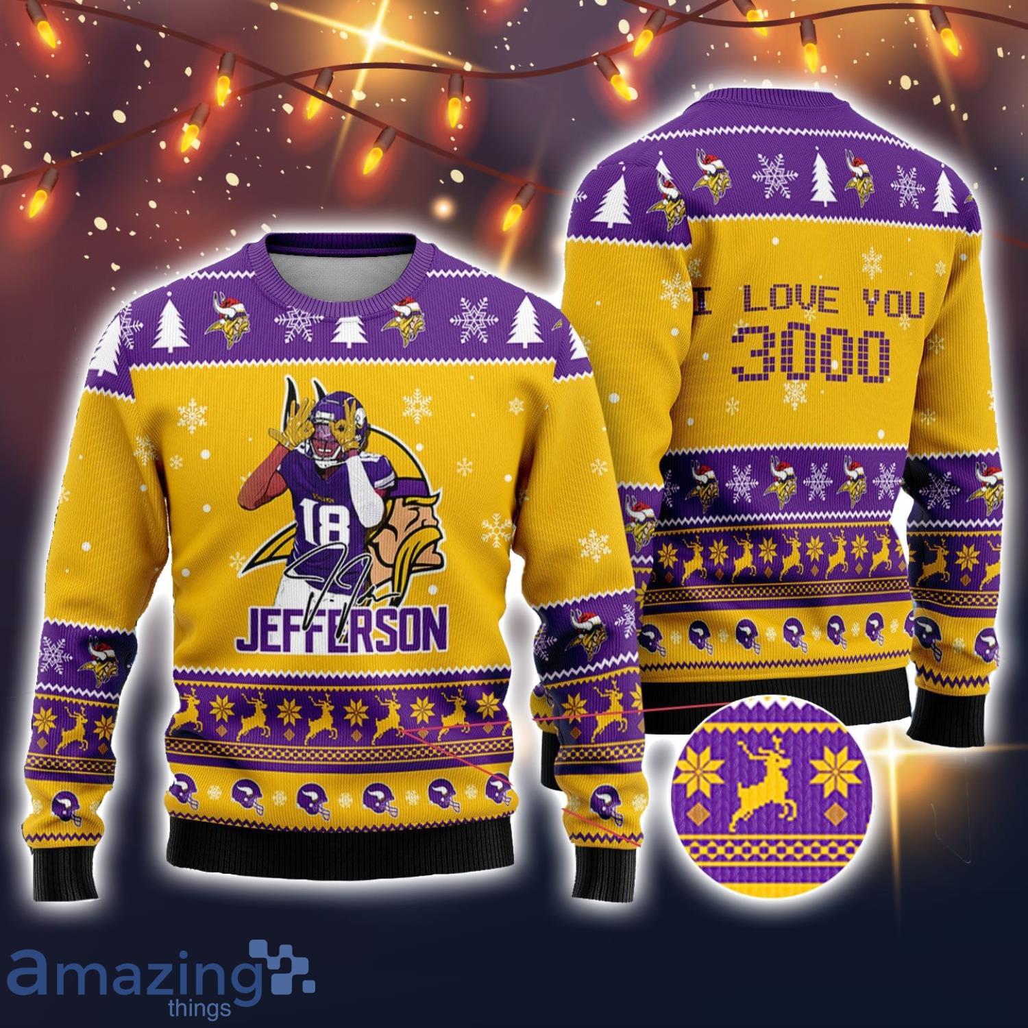 Justin Jefferson 18 Minnesota Vikings player football poster shirt, hoodie,  sweater, long sleeve and tank top