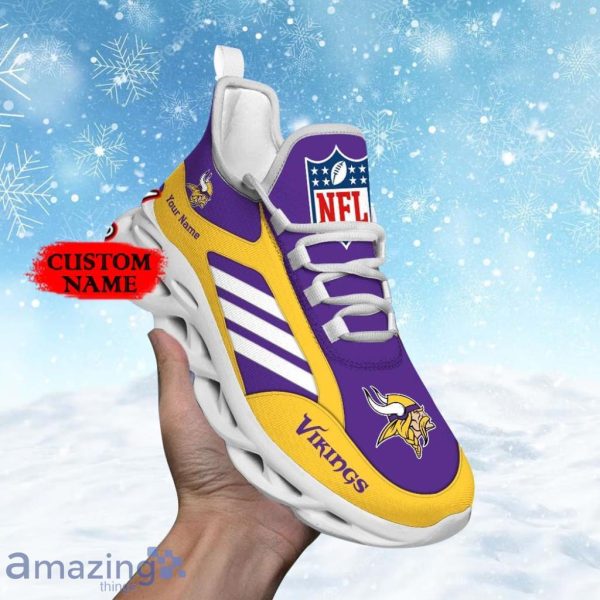 Minnesota Vikings Custom Name Air Jordan 11 Sneaker Shoes For