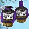 Minnesota Vikings Snow Reindeer Christmas Hoodie