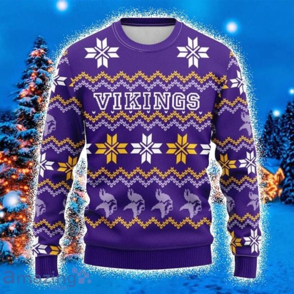 Women's Minnesota Vikings Purple Light-Up V-Neck Ugly Sweater