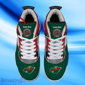 Minnesota Wild Custom Name Air Jordan 4 Shoes Impressive Gift For Men Women Product Photo 2
