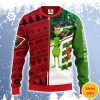 Minnesota Wild Grinch & Scooby-Doo Ugly Sweater Gift For Christmas