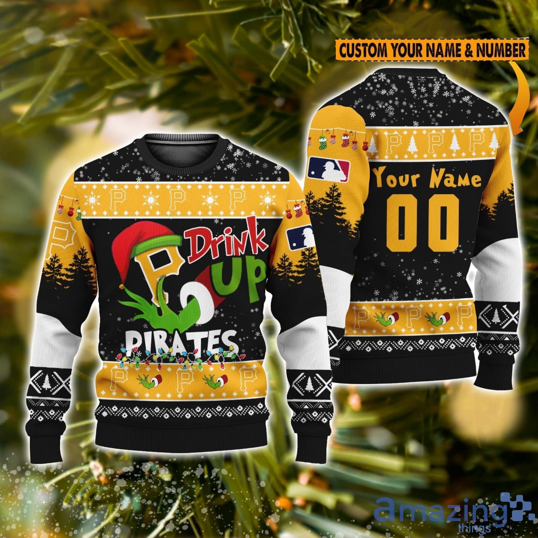 MLB Pittsburgh Pirates Custom Name Number Mix Jersey T-Shirt