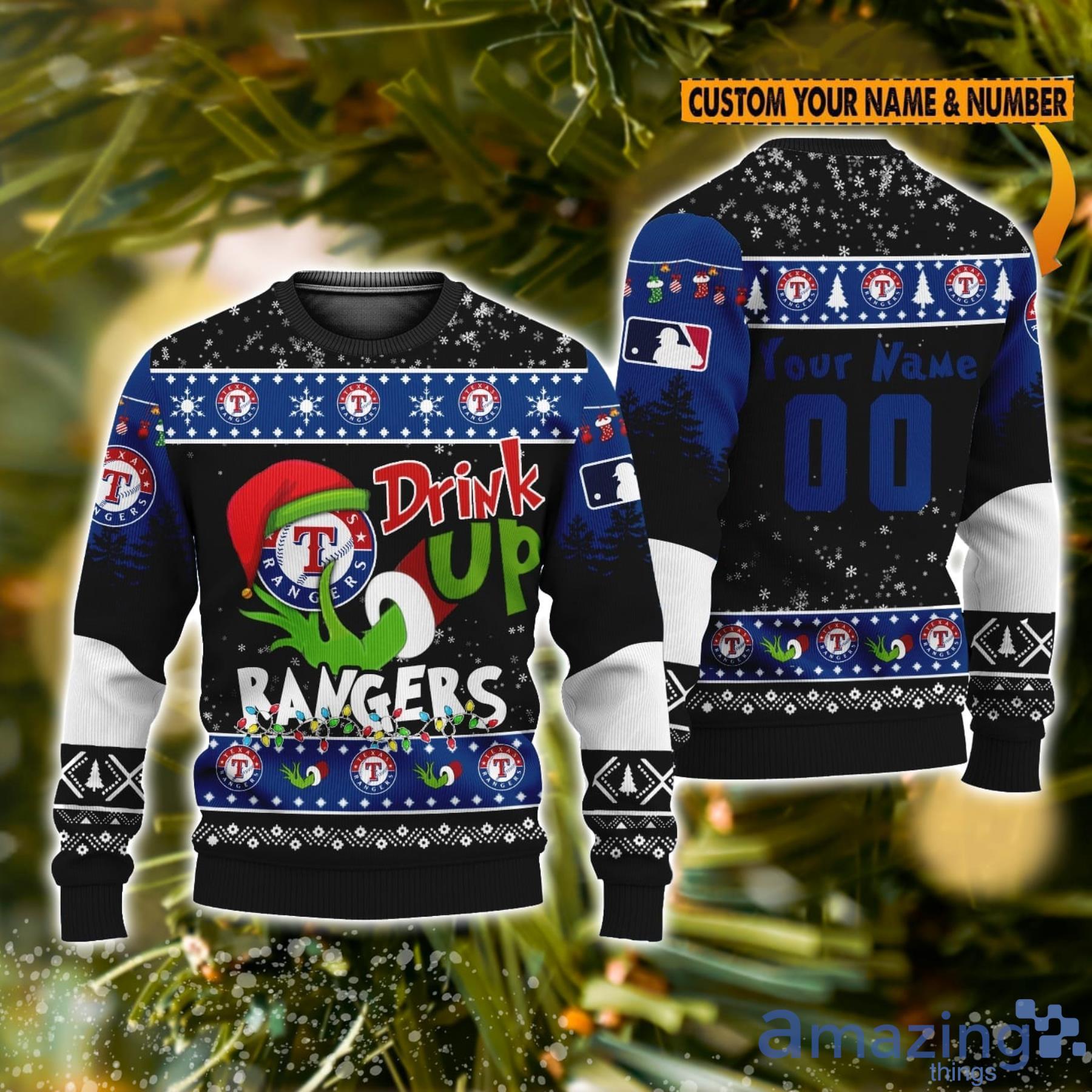 MLB Los Angeles Dodgers Christmas Ugly Sweater Grinch Gift For