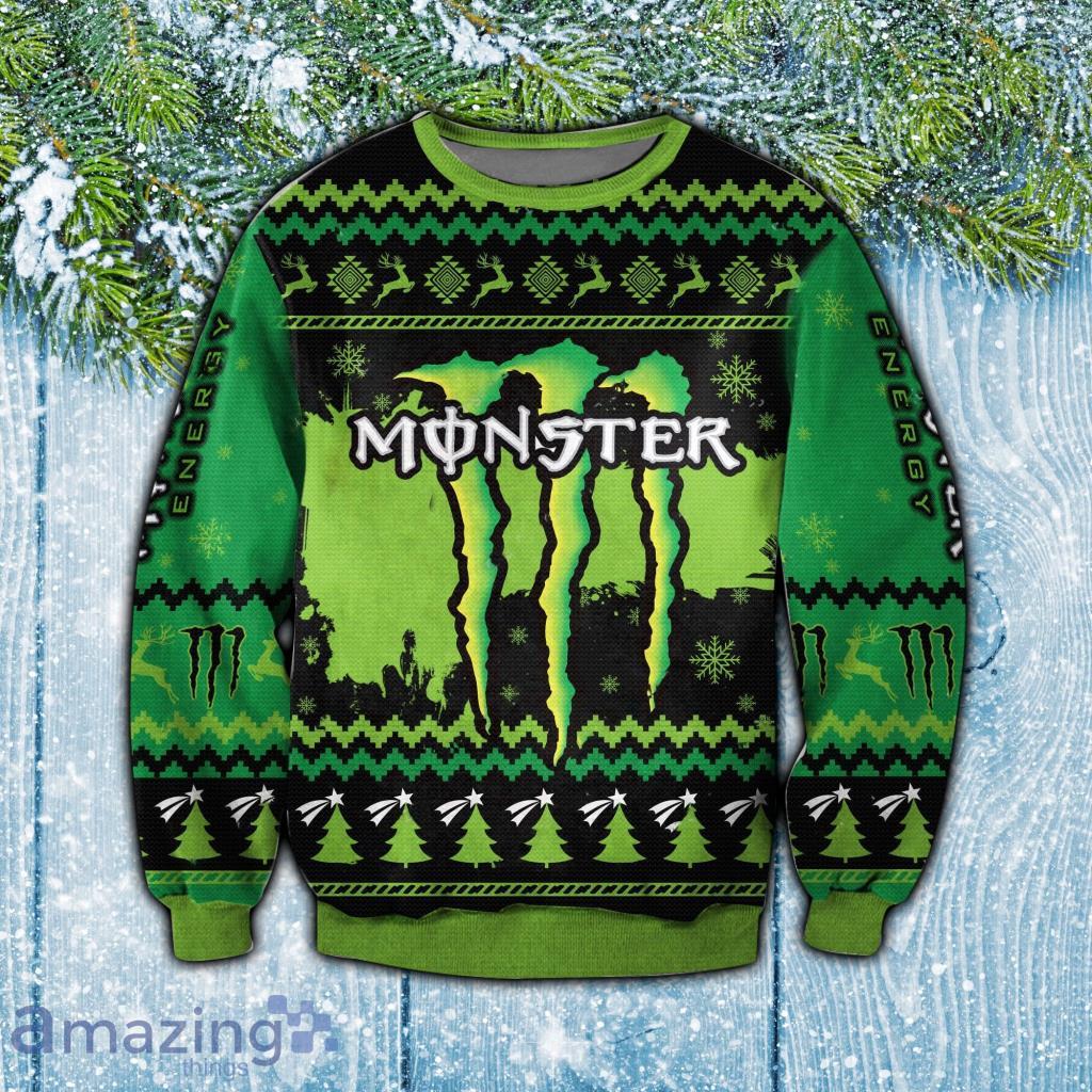 Monster Christmas Ugly Christmas Ugly Sweater 3D Gift For Men And Women image Monster Christmas Ugly Christmas Ugly Sweater 3D Gift For Men And Women Product Photo 1
