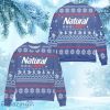 Natural Light Snowflakes Pattern Ugly Christmas Sweater – Blue