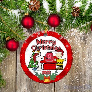 NC State Wolfpack Ceramic Ornament Snoopy Christmas Special Gift Product Photo 1