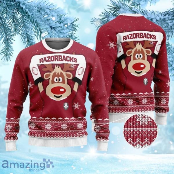 Funny deer christmas sweater sale