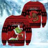 NCAA Cornell Big Red Grinch Personalized Christmas Ugly Sweater 3D Gift For Big Fans
