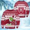 NCAA Harvard Crimson Grinch Personalized Christmas Ugly Sweater 3D Gift For Big Fans