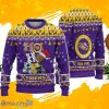 NCAA LSU Tigers HO HO HO Ugly Christmas Sweater Custom Name