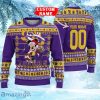NCAA LSU Tigers Mickey Mouse Personalized Christmas Ugly Sweater 3D Gift For Big Fans