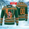 NCAA Miami Hurricanes Mickey Mouse Personalized Christmas Ugly Sweater 3D Gift For Big Fans