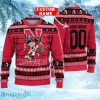 NCAA Nebraska Cornhuskers Mickey Mouse Personalized Christmas Ugly Sweater 3D Gift For Big Fans