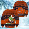 NCAA Syracuse Orange Grinch Personalized Christmas Ugly Sweater 3D Gift For Big Fans