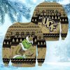 NCAA UCF Knights Grinch Personalized Christmas Ugly Sweater 3D Gift For Big Fans