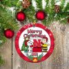 Nebraska Cornhuskers Ceramic Ornament Snoopy Christmas Special Gift