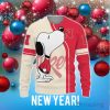 Nebraska Cornhuskers Snoopy Kiss 3D Sweater Unisex Christmas Gift