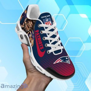 New England Patriots Air Cushion Sport Shoes With Custom Name image New England Patriots Air Cushion Sport Shoes With Custom Name Product Photo 2