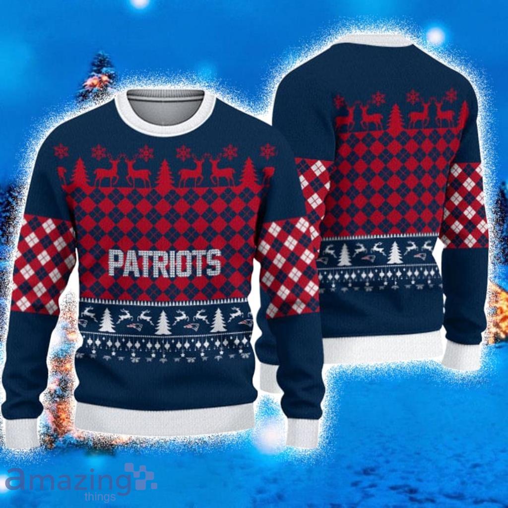 Custom Name England Patriots Do Your Job Ugly Sweater - Shibtee Clothing