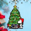 New England Patriots Custom Name Snoopy Peanuts Christmas Ornament Xmas Tree Decorations