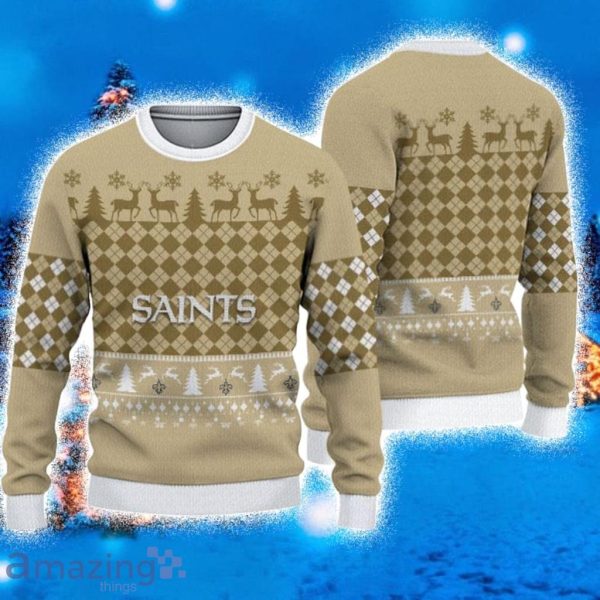 New Orleans Saints 3D Ugly Sweater - WoahTee