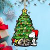 New Orleans Saints Custom Name Snoopy Peanuts Christmas Ornament Xmas Tree Decorations