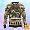 New Orleans Saints Minion Christmas AOP Sweater