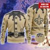 New Orleans Saints NFL Football Custom Name Ugly Christmas Sweater