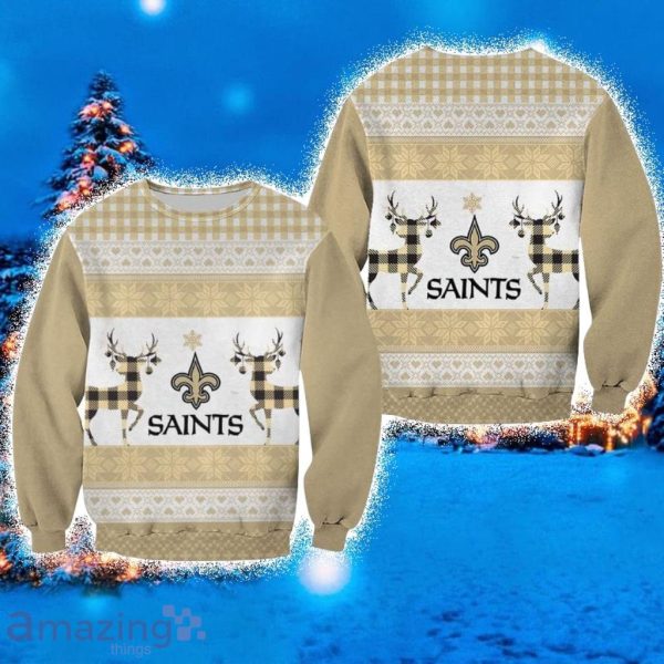 New Orleans Saints 3D Ugly Sweater - WoahTee