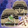 New Orleans Saints Ugly Grinch Christmas Sweater For Fans Funny Christmas Gift