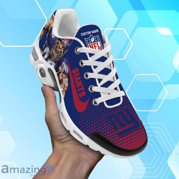 New York Giants Air Cushion Sport Shoes With Custom Name Product Photo 2