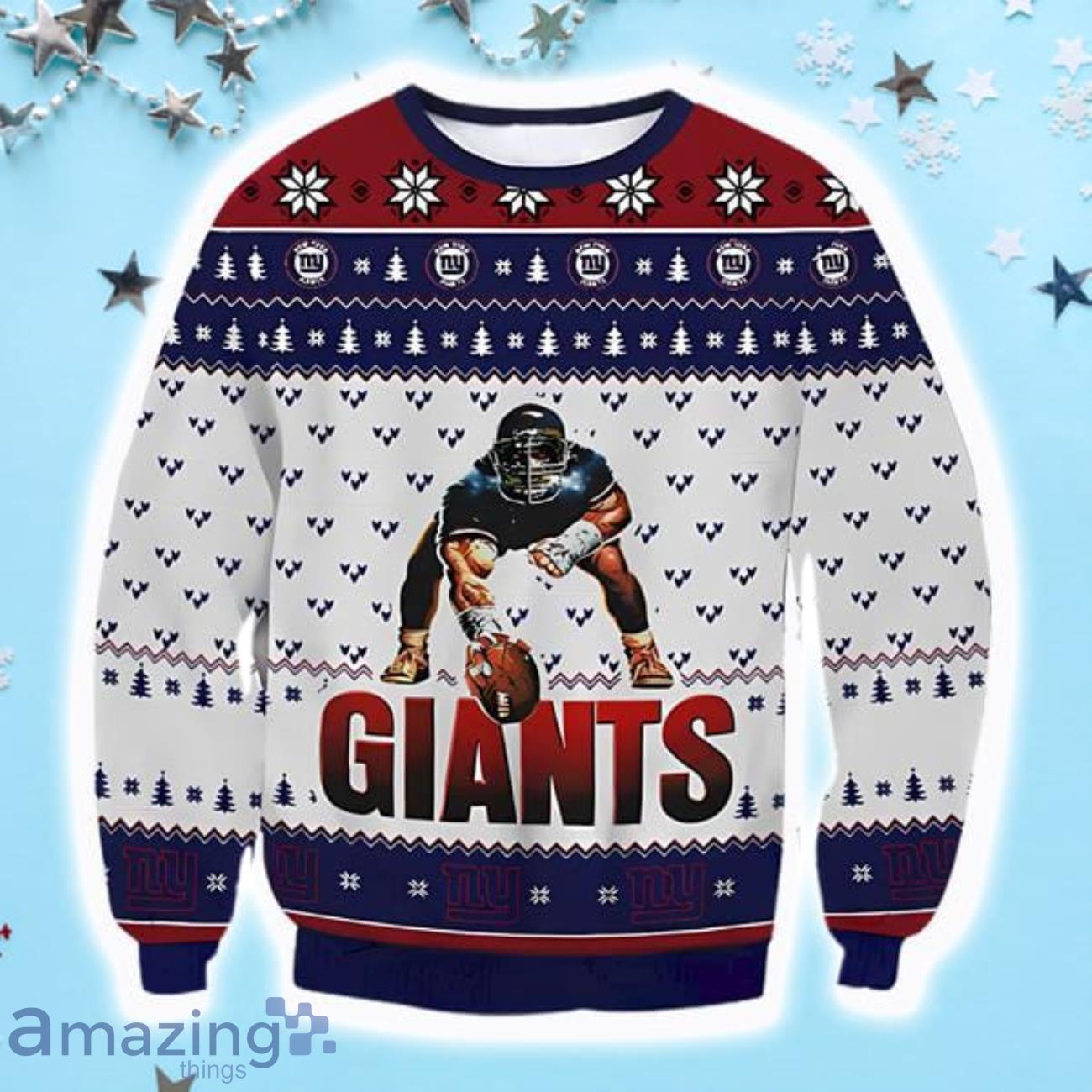 New York Giants Christmas Gift Ugly Christmas Sweater